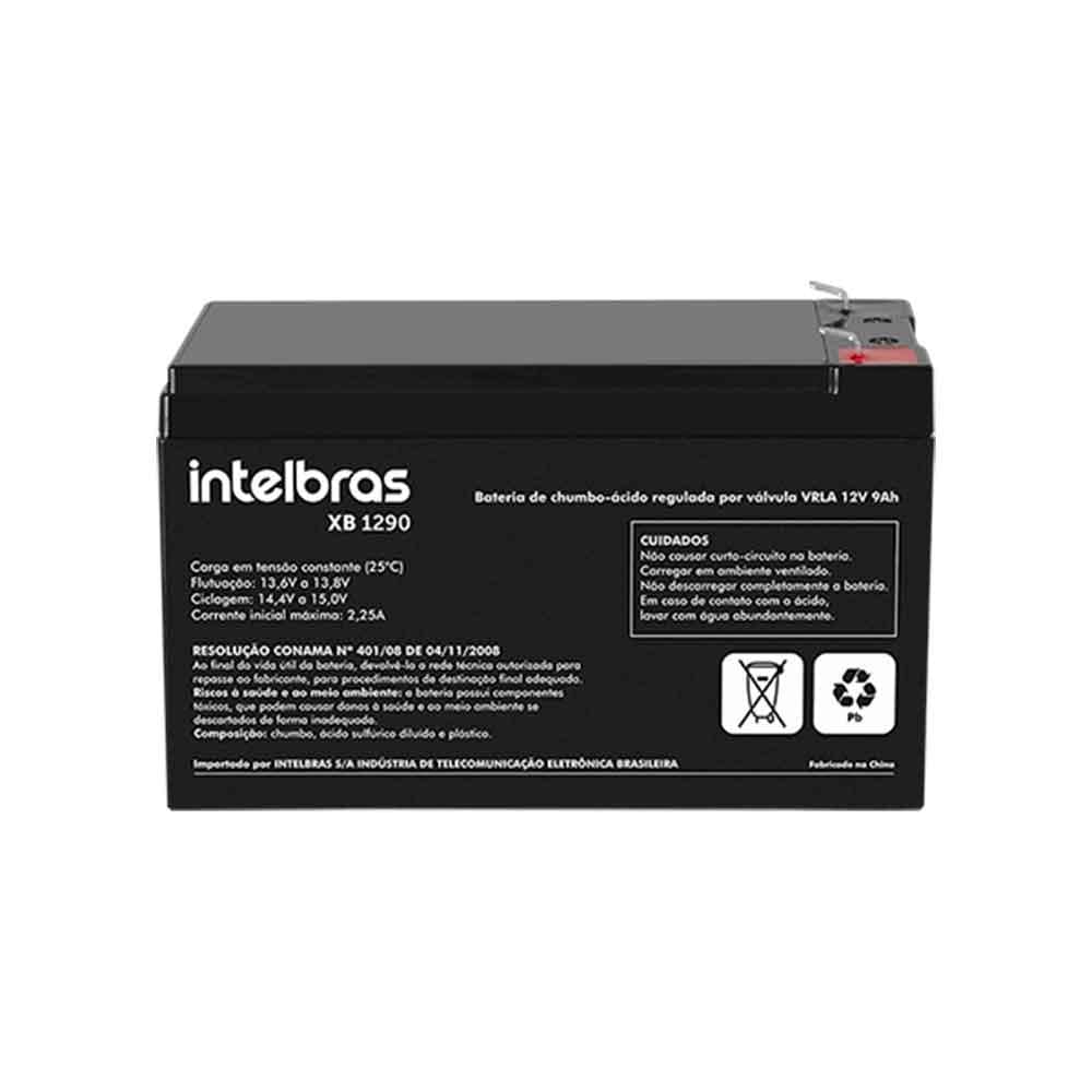 Bateria VRLA 12V para Nobreaks Intelbras 9,0 Ah XB 1290 Preto